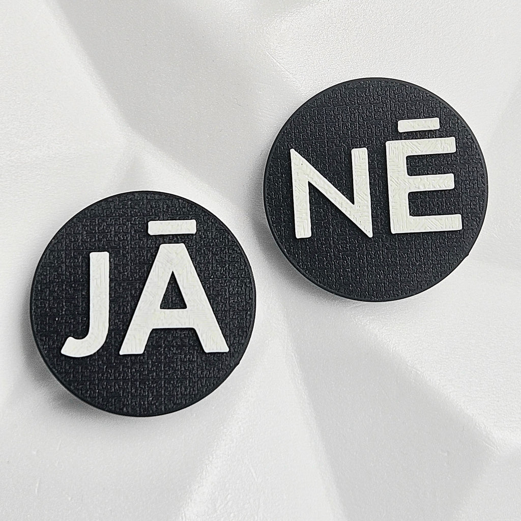 YES and NO set (with rebellion text)