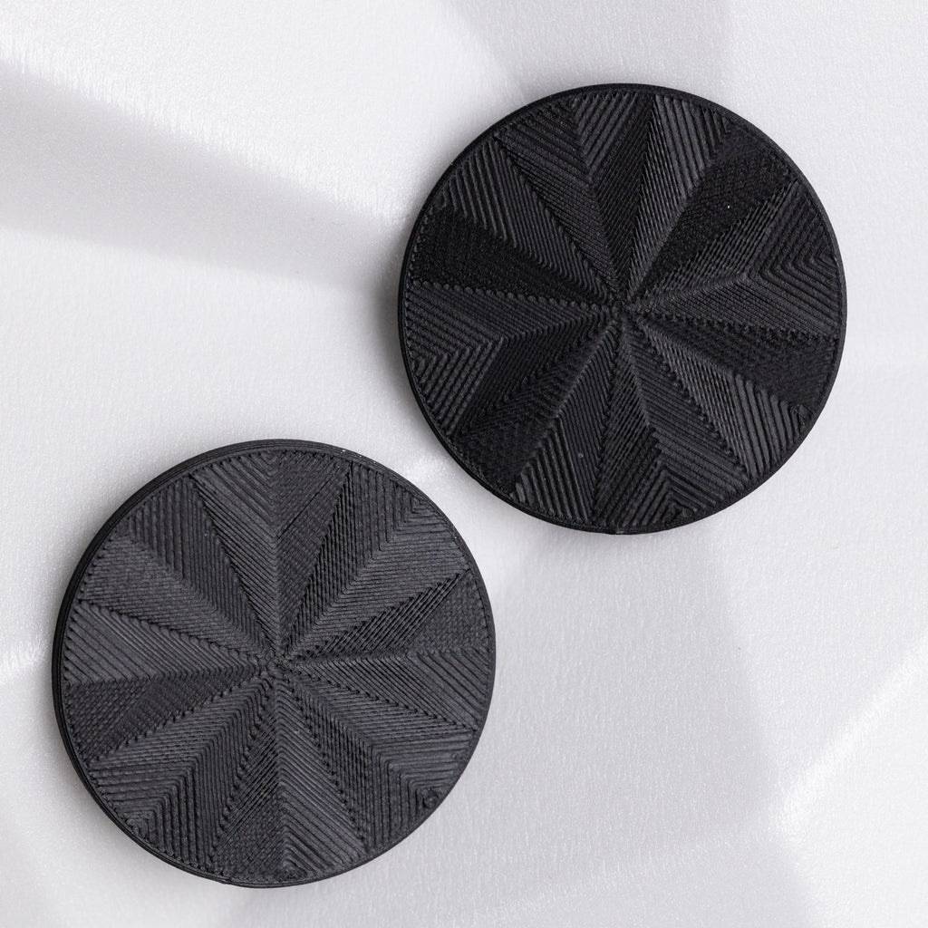 Auskari - pildītie apļi