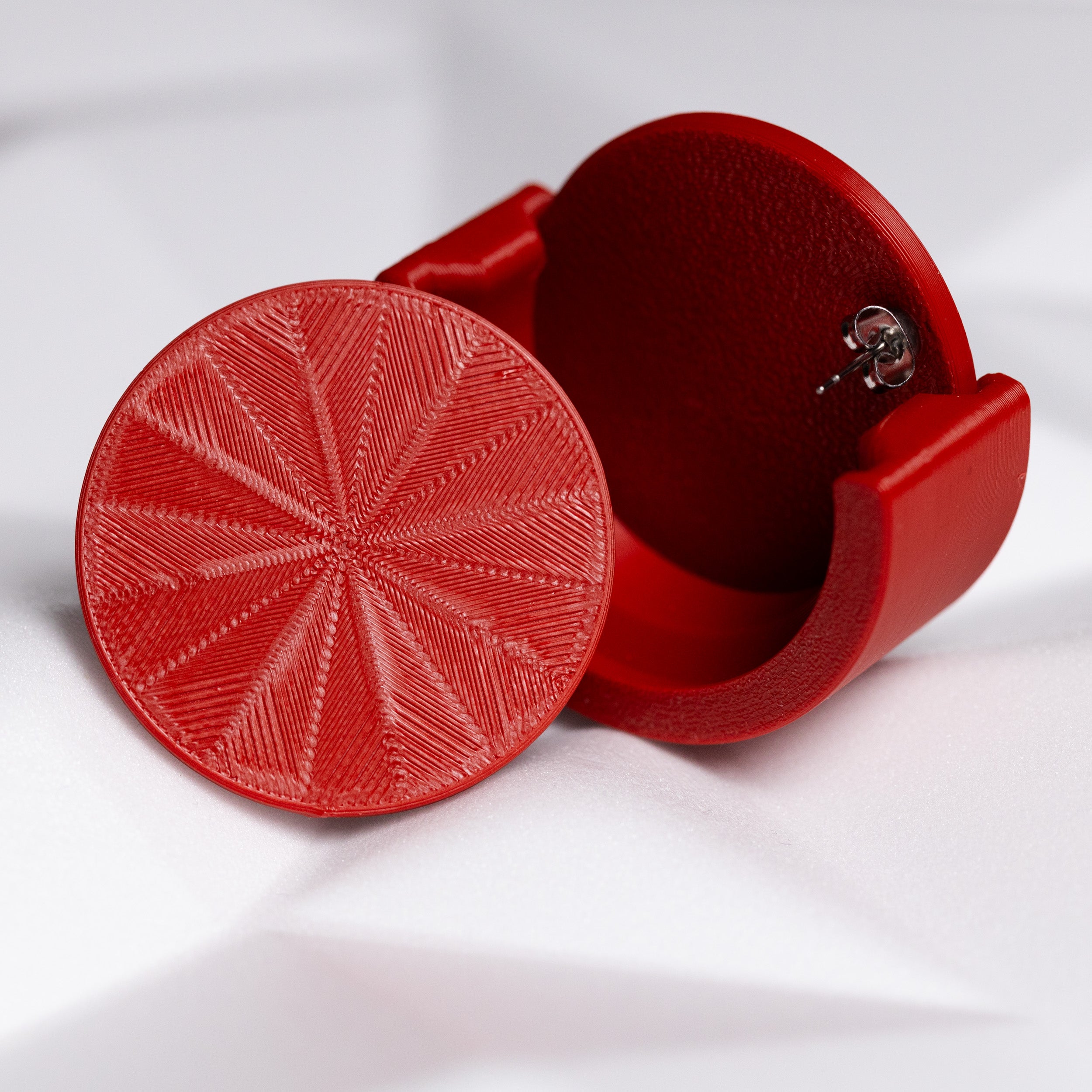 Auskari - pildītie apļi