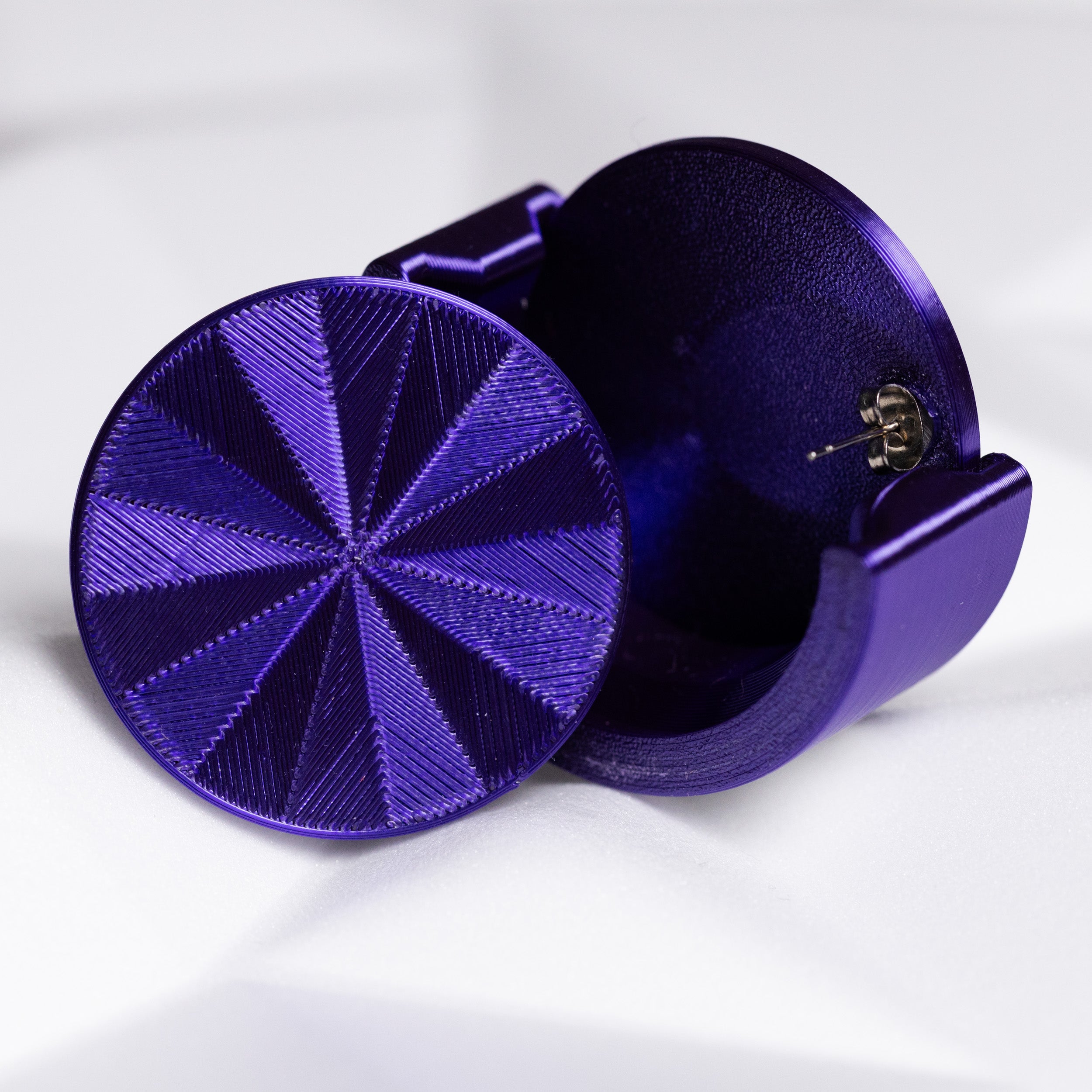 Auskari - pildītie apļi