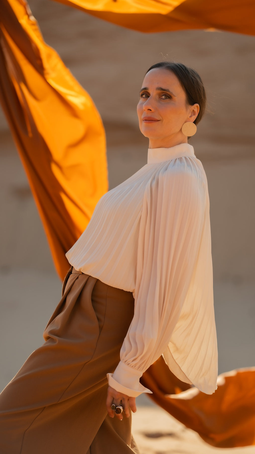 Auskari - pildītie apļi