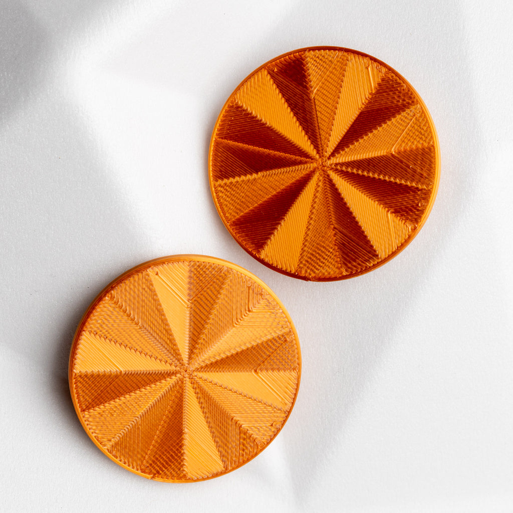 Auskari - pildītie apļi