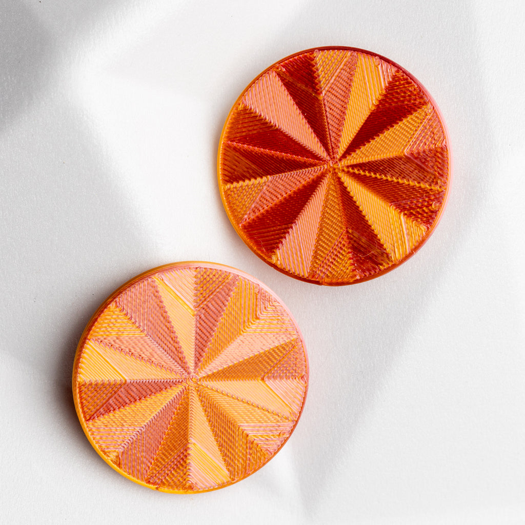 Auskari - pildītie apļi