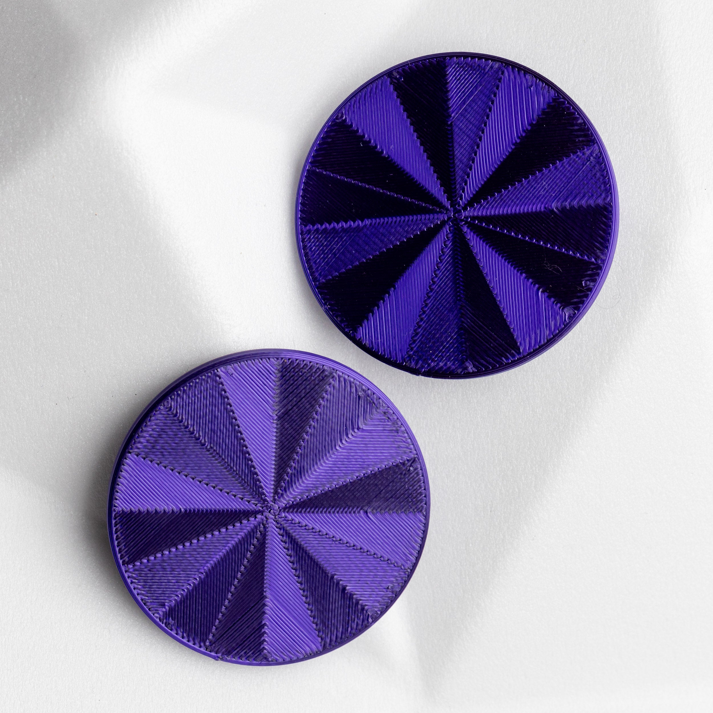 Auskari - pildītie apļi